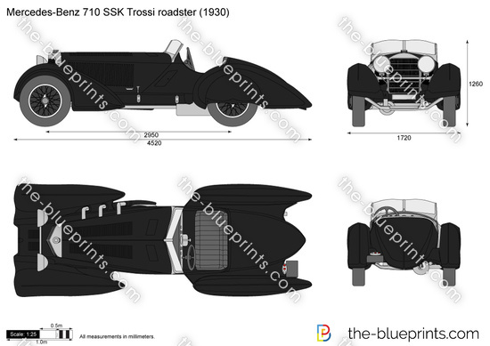 Mercedes-Benz 710 SSK Trossi roadster