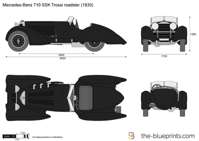 Mercedes-Benz 710 SSK Trossi roadster (1930)