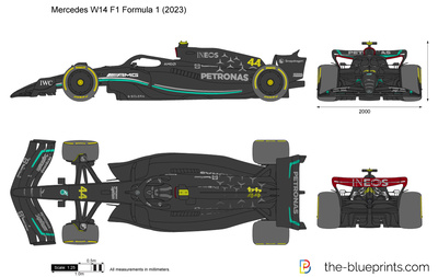 Mercedes W14 F1 Formula 1