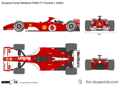 Scuderia Ferrari Marlboro F2002 F1 Formula 1