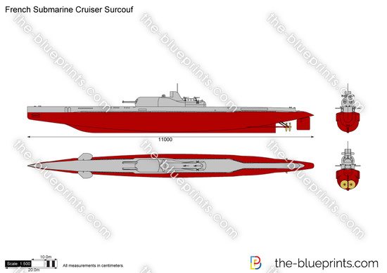 French Submarine Cruiser Surcouf