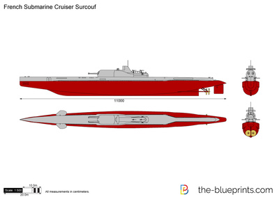 French Submarine Cruiser Surcouf