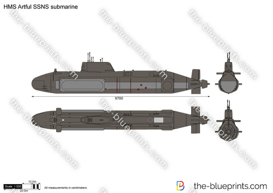 HMS Artful SSNS submarine