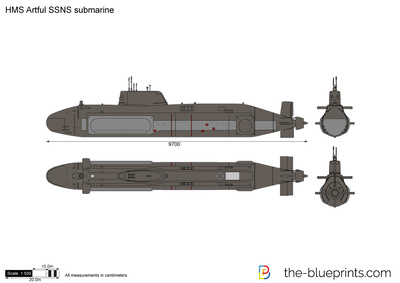 HMS Artful SSNS submarine