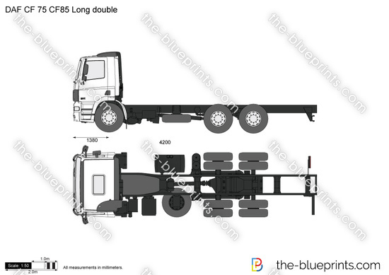 DAF CF 75 CF85 Long double