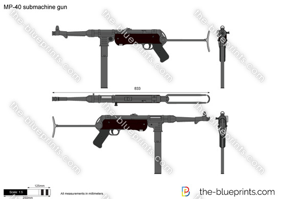 MP-40 submachine gun