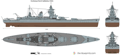 Dunkerque french battleship
