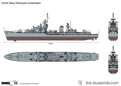 Dutch Navy Destroyer Amsterdam