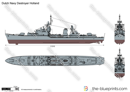 Dutch Navy Destroyer Holland