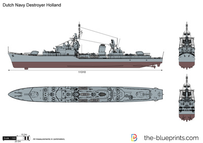 Dutch Navy Destroyer Holland