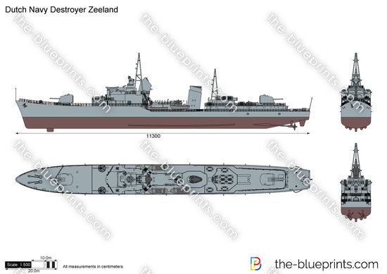 Dutch Navy Destroyer Zeeland