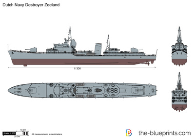 Dutch Navy Destroyer Zeeland