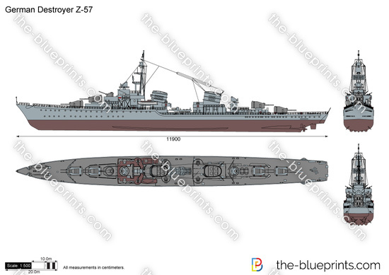 German Destroyer Z-57