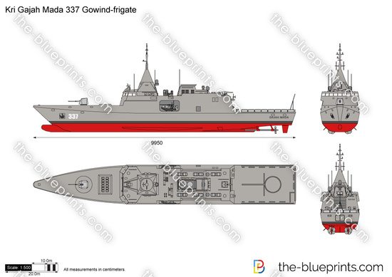 Kri Gajah Mada 337 Gowind-frigate