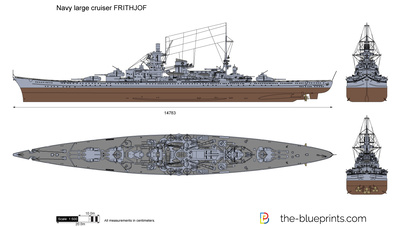 Navy large cruiser FRITHJOF
