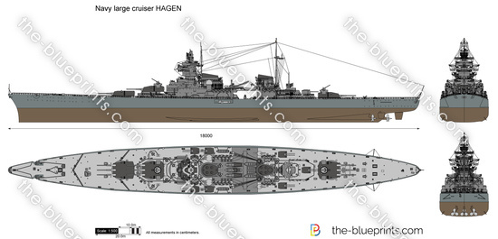 Navy large cruiser HAGEN