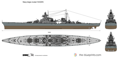 Navy large cruiser HAGEN