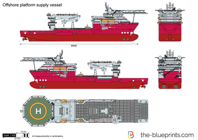 Offshore platform supply vessel
