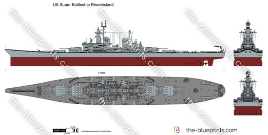 US Super Battleship Rhodeisland