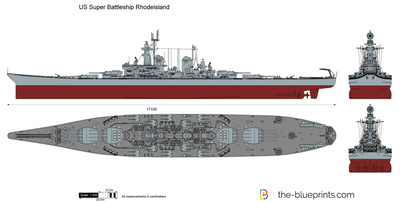 US Super Battleship Rhodeisland