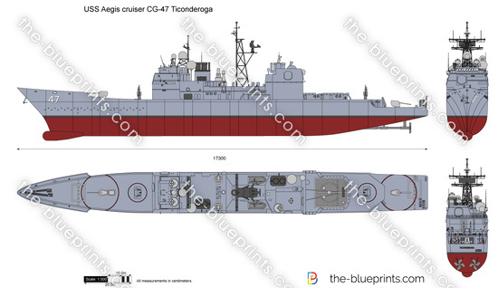 USS Aegis cruiser CG-47 Ticonderoga