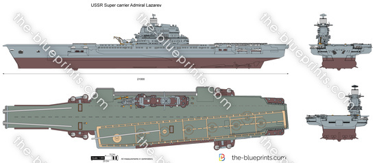 USSR Super carrier Admiral Lazarev