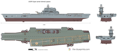 USSR Super carrier Admiral Lazarev
