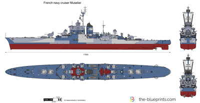 French navy cruiser Muselier