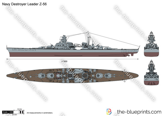 Navy Destroyer Leader Z-56