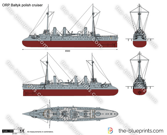 ORP Baltyk polish cruiser