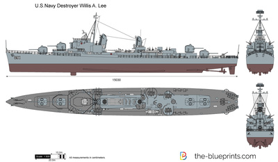 U.S.Navy Destroyer Willis A. Lee