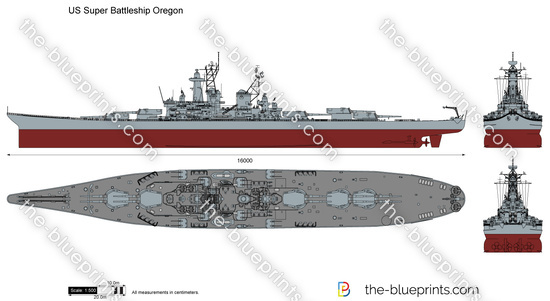 US Super Battleship Oregon