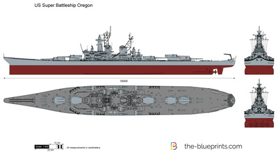US Super Battleship Oregon
