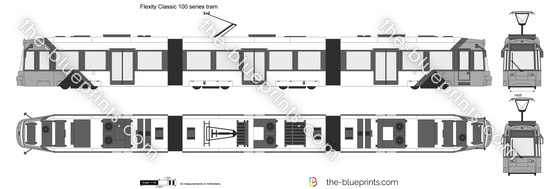 Flexity Classic 100 series tram