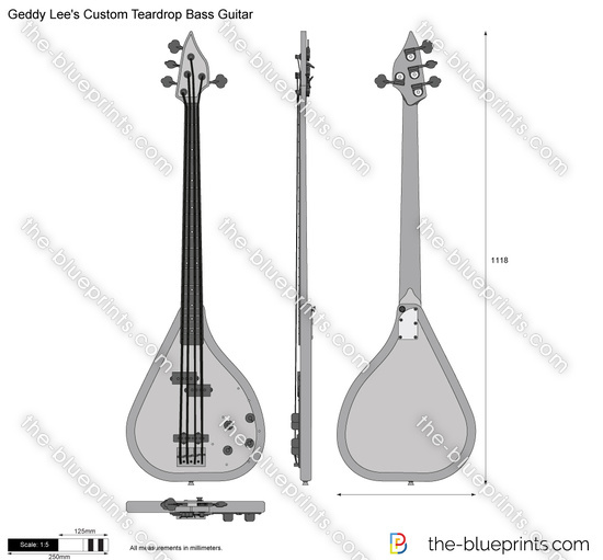 Geddy Lee's Custom Teardrop Bass Guitar