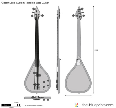 Geddy Lee's Custom Teardrop Bass Guitar