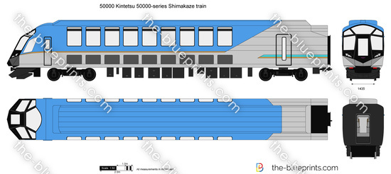 50000 Kintetsu 50000-series Shimakaze train