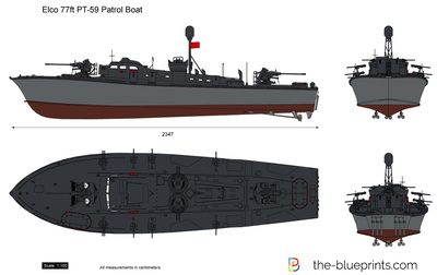 Elco 77ft PT-59 Patrol Boat