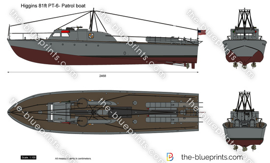 Higgins 81ft PT-6- Patrol boat