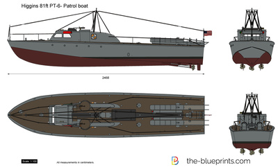 Higgins 81ft PT-6- Patrol boat