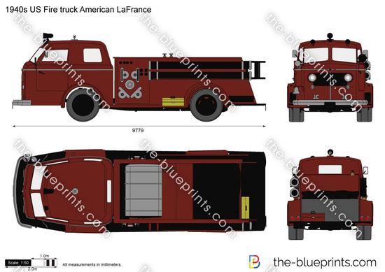 1940s US Fire truck American LaFrance