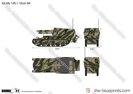 Sd Kfz 135-1 15cm SK