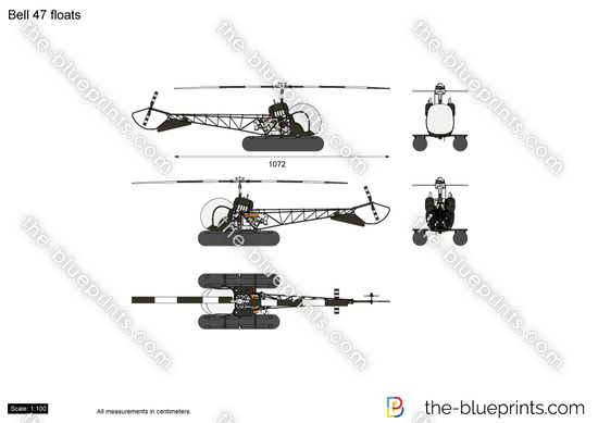 Bell 47 floats