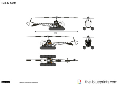 Bell 47 floats