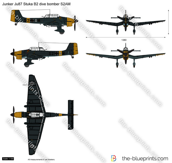 Junkers Ju87 Stuka B2 dive bomber S2AM