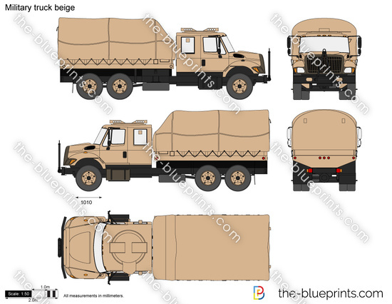 Military truck beige