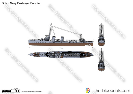 Dutch Navy Destroyer Bouclier