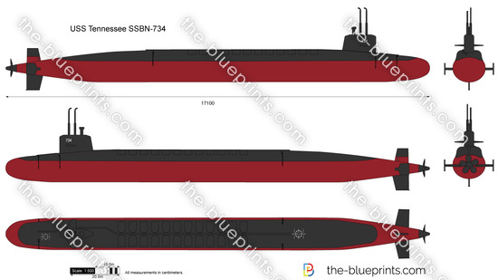 USS Tennessee SSBN-734