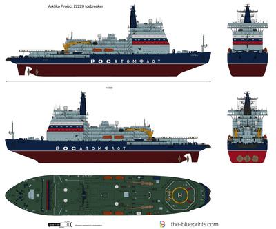 Arktika Project 22220 Icebreaker