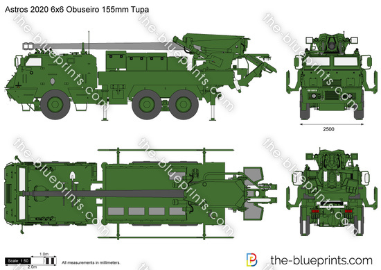 Astros 2020 6x6 Obuseiro 155mm Tupa